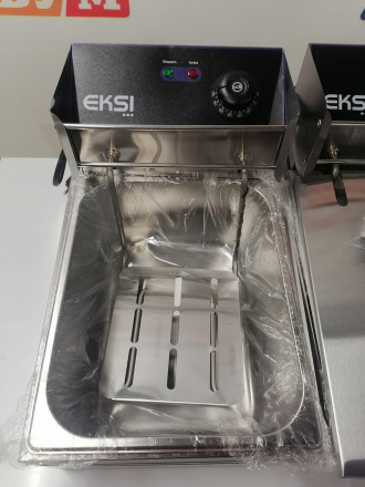 Фритюрница EKSI 6+6L Electric Fryer