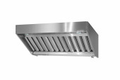Зонт вытяжной полуоткрытый ЗВПн - 900х1200х400 Norma Inox, пристенный